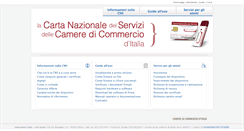 Desktop Screenshot of card.infocamere.it